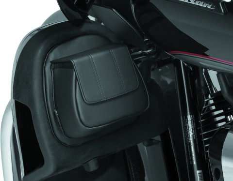 Kuryakyn Fairing Lower Door Pocket Pouches 5208 Pouches, Vinyl, Black, Harley-Davidson®, Pair thumbnail 3