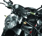 Kuryakyn Kellermann Micro Rhombus Collection Turn Signals 2541 Signal, Rhombus, LED, Clear Lens, White/Amber Light, Black Housing, Each thumbnail 4