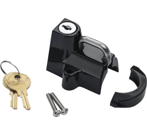 Kuryakyn Helmet Locks 4619 UNV HELMET LCK 1-1/4-1-1/2 BLK thumbnail 1