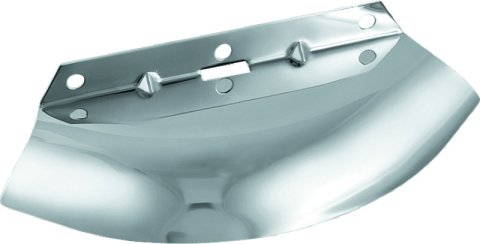 Kuryakyn Lower Triple Tree Wind Deflectors 1100 Deflector, Steel, Chrome Finish thumbnail 3