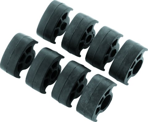 Kuryakyn Replacement Peg Rubbers 8009 Rubbers, Replacement, Black, Kit thumbnail 2