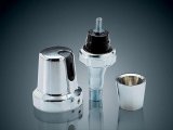 Kuryakyn Oil Sender Covers 8136 Exterior Trim Accent, Sender, Aluminum, Chrome, Harley-Davidson®, Each thumbnail 1