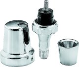 Kuryakyn Oil Sender Covers 8136 Exterior Trim Accent, Sender, Aluminum, Chrome, Harley-Davidson®, Each thumbnail 3