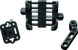 Kuryakyn Tech-Connect Device Mounting Systems 1676 Mobile Holder, System, Clamp Type, Composite, Black, Kit thumbnail 2