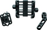 Kuryakyn Tech-Connect Device Mounting Systems 1676 Mobile Holder, System, Clamp Type, Composite, Black, Kit thumbnail 3