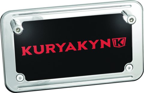Kuryakyn LED License Plate Bolt Lights 9199 Bolts, Lighted, Round Head, Steel, Chrome, 1.00 in. Underhead Length, Pair thumbnail 4