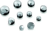 Kuryakyn Kool Kaps Bolt Covers 2444 Covers, Kaps, Plastic, Chrome, 5/16 in. Head Size, Set of 10 thumbnail 2