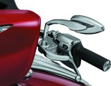 Kuryakyn Teardrop Mirrors 1707 Mirrors, Teardrop, Custom, Convex, Manual, Aluminum, Chrome, 5.000 in. Width, 2 in. Height, Pair thumbnail 3