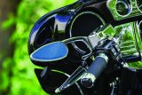 Kuryakyn Teardrop Mirrors 1707 Mirrors, Teardrop, Custom, Convex, Manual, Aluminum, Chrome, 5.000 in. Width, 2 in. Height, Pair thumbnail 6