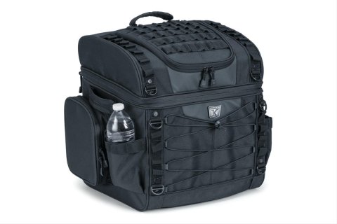 Kuryakyn Momentum Vagabond Bags 5285 Saddle Bag, Vagabond, Sissy Bar, 1,200 Denier, Black, Universal, Each thumbnail 1