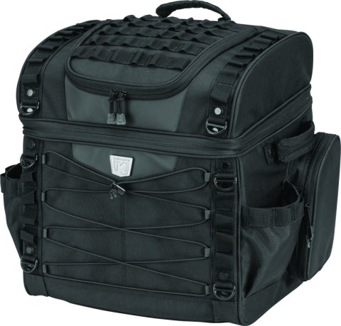 Kuryakyn Momentum Vagabond Bags 5285 Saddle Bag, Vagabond, Sissy Bar, 1,200 Denier, Black, Universal, Each thumbnail 4