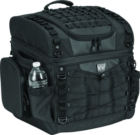 Kuryakyn Momentum Vagabond Bags 5285 Saddle Bag, Vagabond, Sissy Bar, 1,200 Denier, Black, Universal, Each thumbnail 6