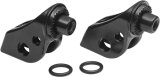 Kuryakyn Foot Control Components 504683 Controls Splined Peg Adaptors for Adventure Bikes SPLIND PEG ADPTR HONDA FRT BLK thumbnail 2
