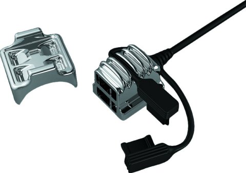 Kuryakyn USB Power Sources 1688 Source, Mounting Hardware Included, Chrome, Each thumbnail 1