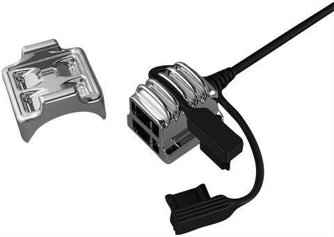 Kuryakyn USB Power Sources 1688 Source, Mounting Hardware Included, Chrome, Each thumbnail 4