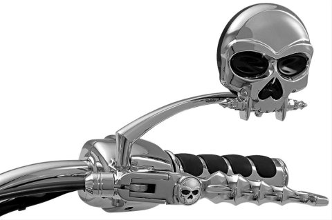 Kuryakyn Zombie Levers 1058 Levers, Aluminum, Chrome, Harley-Davidson®, Pair thumbnail 1