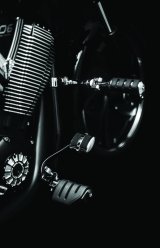 Kuryakyn ISO Pegs 7567 Pegs, Steel, Black Powder Coat, Trident Dually, Pair thumbnail 6