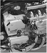 Kuryakyn Transmission Covers 7710 Cover Set, Steel, Chrome, Hardware Included, Kit thumbnail 2