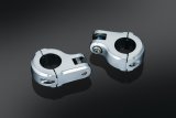 Kuryakyn Brute Highway Peg Mounts 7617 Foot Mounts, Highway, Front, Steel, Chrome, Pair thumbnail 1