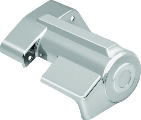Kuryakyn Starter Covers 6416 Covers, Aluminum, Chrome, Smooth, Harley-Davidson®, Each thumbnail 1