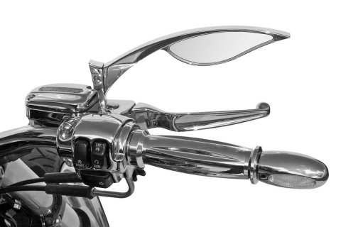 Kuryakyn Kellermann BL 1000 Collection Turn Signals 2556 Signal, 1000, LED, Clear Lens, White/Amber Light, Chrome Housing, Each