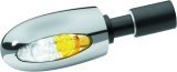 Kuryakyn Kellermann BL 1000 Collection Turn Signals 2556 Signal, 1000, LED, Clear Lens, White/Amber Light, Chrome Housing, Each thumbnail 2