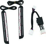 Kuryakyn LED Accent Strip Lights 5417 Light Strips, LED, ABS Plastic, Black Housing, Red Bulb Color, Harley-Davidson®, Pair thumbnail 2