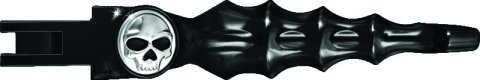 Kuryakyn Zombie Levers 1091 Brake and Clutch Lever, Zombie, Aluminum, Black Powdercoat, Pair thumbnail 5