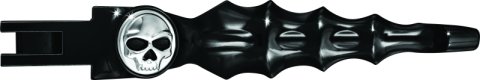 Kuryakyn Zombie Levers 1091 Brake and Clutch Lever, Zombie, Aluminum, Black Powdercoat, Pair thumbnail 6