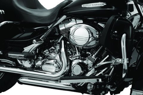 Kuryakyn Transmission Shrouds 7877 Shrouds, Steel, Chrome, Hardware Included, Harley-Davidson®, Kit thumbnail 5