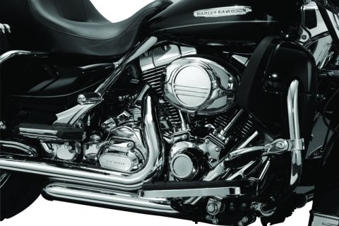 Kuryakyn Transmission Shrouds 7877 Shrouds, Steel, Chrome, Hardware Included, Harley-Davidson®, Kit thumbnail 6