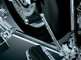 Kuryakyn Longhorn Trident Shift Pegs 7594 Foot Control, Peg, Steel/Rubber, Chrome Plated, Each thumbnail 1