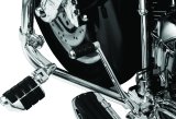 Kuryakyn Longhorn Trident Shift Pegs 7594 Foot Control, Peg, Steel/Rubber, Chrome Plated, Each thumbnail 5