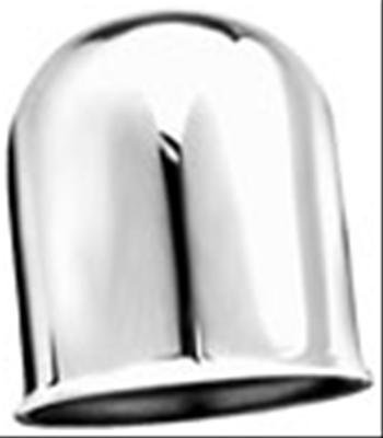 Kuryakyn Trailer Hitch Ball Covers 7658 Cover, Bullet, Steel, Chrome, Each