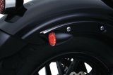 Kuryakyn Torpedo LED Lights 2509 Lights, Torpedo, Shaped, Diecast, Matte Black, 1.750 in. Diameter, Clear Lens, Amber/Red Bulbs, Rear Usage, Universal, Pair thumbnail 3