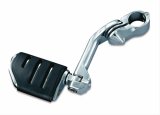 Kuryakyn Adjustable Tour-Tech Long Cruise Mounts 7586 Foot Pegs, Mounts, Adjustable, Trident Dually Style, Steel, Chrome, Highway, Pair thumbnail 1