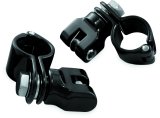 Kuryakyn Peg Mount with Magnum Quick Clamps 7572 Foot Mounts, Steel, Black, Clamps, Pair thumbnail 3