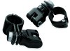 Kuryakyn Peg Mount with Magnum Quick Clamps 7572 Foot Mounts, Steel, Black, Clamps, Pair thumbnail 4