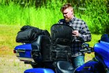 Kuryakyn Momentum Hitchhiker Trunk Rack Bags 5281 Bags, Hitchhiker, 1,200 Denier, Black, Universal, Each thumbnail 6