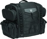 Kuryakyn Momentum Road Warrior Bags 5284 Saddle Bag, Warrior, Sissy Bar, 1,200 Denier, Black, Universal, Each thumbnail 5