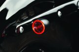 Kuryakyn Kellermann Bullet 1000 Marker Lights 2555 Light, 1000, 1.500 in. Diameter, LED, Red Lens, Amber/Red LED, Diecast, Satin Black, Each thumbnail 4