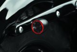 Kuryakyn Kellermann Bullet 1000 Marker Lights 2555 Light, 1000, 1.500 in. Diameter, LED, Red Lens, Amber/Red LED, Diecast, Satin Black, Each thumbnail 5