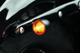 Kuryakyn Kellermann Bullet 1000 Marker Lights 2555 Light, 1000, 1.500 in. Diameter, LED, Red Lens, Amber/Red LED, Diecast, Satin Black, Each thumbnail 7