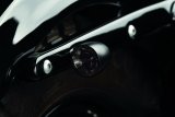 Kuryakyn Kellermann Bullet 1000 Marker Lights 2555 Light, 1000, 1.500 in. Diameter, LED, Red Lens, Amber/Red LED, Diecast, Satin Black, Each thumbnail 9