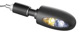 Kuryakyn Kellermann BL 1000 Collection Turn Signals 2557 Signal, 1000, LED, Clear Lens, White/Amber Light, Black Housing, Each thumbnail 1