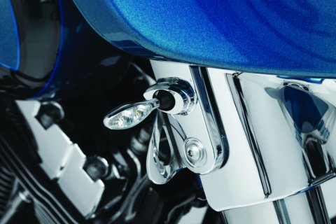 Kuryakyn Powersports Turn Signal Indicators 2846 KELLERMAN FRONT MOUNTS CHR thumbnail 5