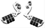 Kuryakyn Longhorn Highway Pegs 4575 Motorcycle Foot Pegs, Longhorn, Steel, Chrome, Offset Mounts, 1 1/4 in. Magnum Quick Clamps, Pair thumbnail 2