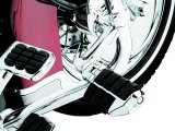 Kuryakyn Longhorn Highway Pegs 4575 Motorcycle Foot Pegs, Longhorn, Steel, Chrome, Offset Mounts, 1 1/4 in. Magnum Quick Clamps, Pair thumbnail 5