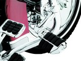 Kuryakyn Longhorn Highway Pegs 4575 Motorcycle Foot Pegs, Longhorn, Steel, Chrome, Offset Mounts, 1 1/4 in. Magnum Quick Clamps, Pair thumbnail 6
