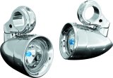 Kuryakyn Engine Guard Mounted Driving Lights 5019 Lights, Clear, Bullet, Chrome, Steel, Pair thumbnail 4